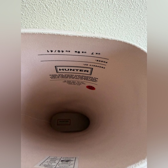 SOLD OUT Hunter X Love Shack Fancy Tall Rain Boots Size 9 - Picture 3 of 4